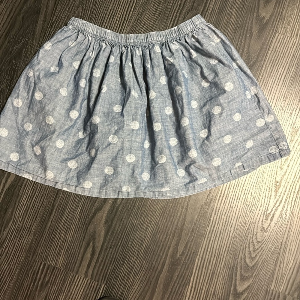 🍍LANDS END KIDS POLKA DOT SKIRT🍍SZ 12